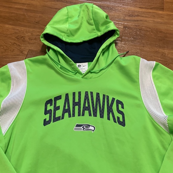 Nike Seattle Seahawks Thermal Fit Football Hoodie - Picture 3 of 9